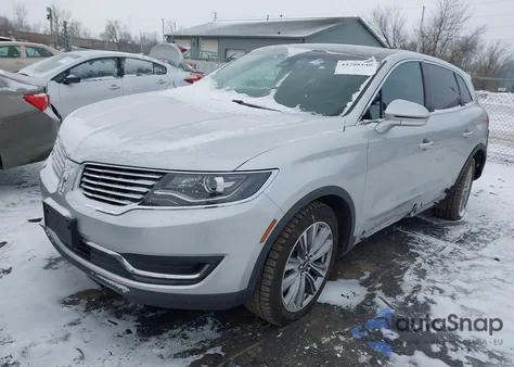 2016 Lincoln Mkx Reserve z USA, uszkodzony, nr VIN 2LMTJ8LP9GBL56649